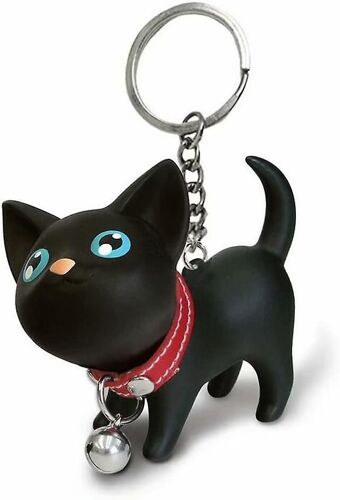Cat Kitten Keyrings Key Chains Pour Clés De Voiture Kawaii Adorable Bag Pendentif Jouet, Idée Cadeau Pour Les Filles, Les Femmes Et Les Hommes