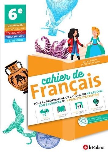 Français 6e Cahier De Français - Edition 2020