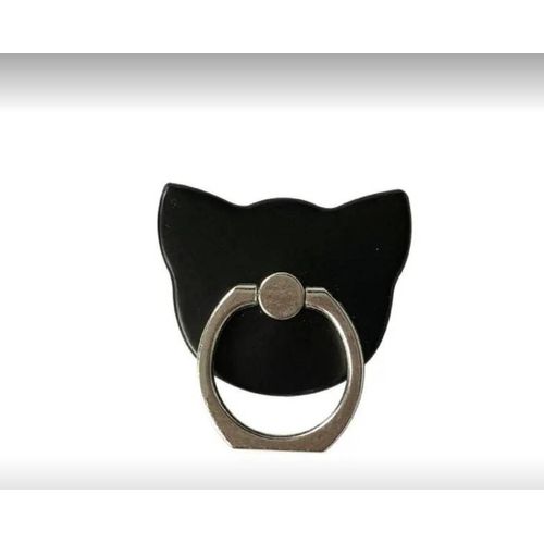 Anneaux De Telephone Portable En Forme De Chat Noir