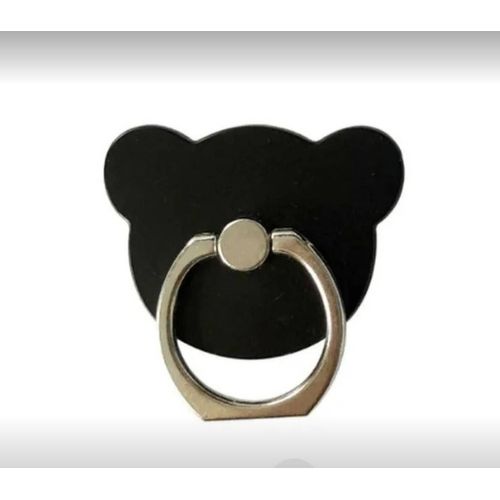 Anneaux De Telephone Portable En Forme De Ours Noir