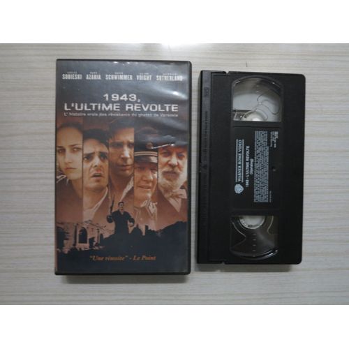 Cassette Vidéo Vhs - 1943, L'Ultime Révolte - David Schwimmer