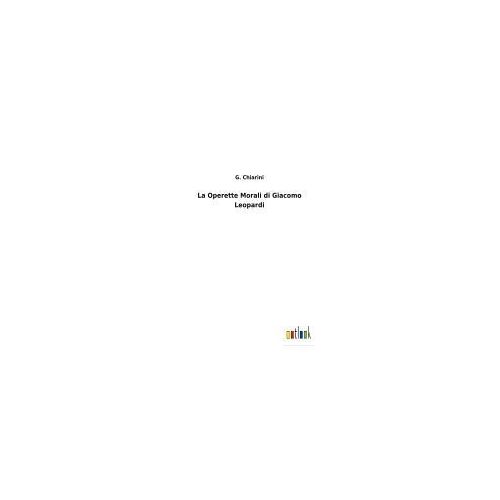 La Operette Morali Di Giacomo Leopardi