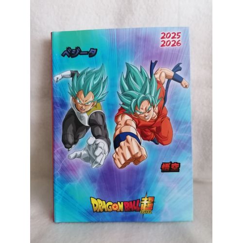 Agenda Scolaire Super Dragon Ball 2025-2026 - 1 Jour/Page - Clairefontaine