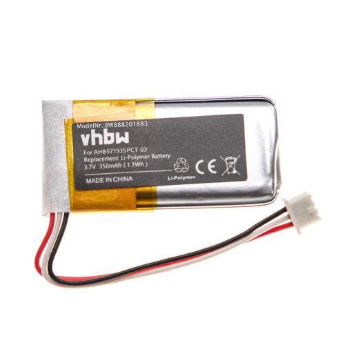 Vhbw Batterie Remplacement Pour Sennheiser 573695, 586477, Ahb571935pct-03, Bap800 Pour Casque Et Écouteurs Sans Fil (350mah, 3,7v, Li-Polymère)
