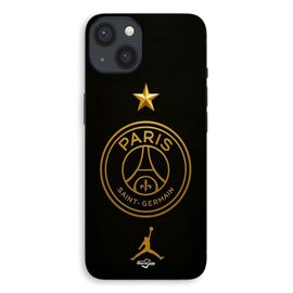 Coque Pour Iphone 14 Psg Logo Jordan Doré Étoile Champion Maniacase