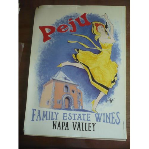 Poster /Affiche : - Peju - Family Estate Wines Napa Valley Dimension 70x50