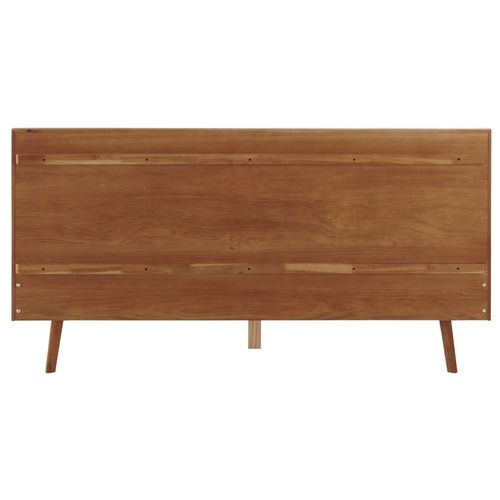 Lit Vintage 160x200 En Bois De Chêne Massif Avec Sommier À Lattes
