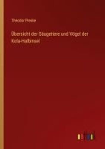 Übersicht Der Säugetiere Und Vögel Der Kola-Halbinsel