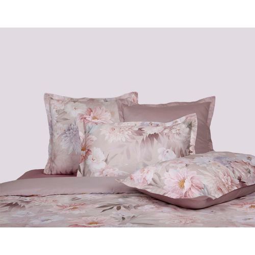 Parure Housse De Couette 240x220 Cm+2 To 63x63 Cm Satin De Coton