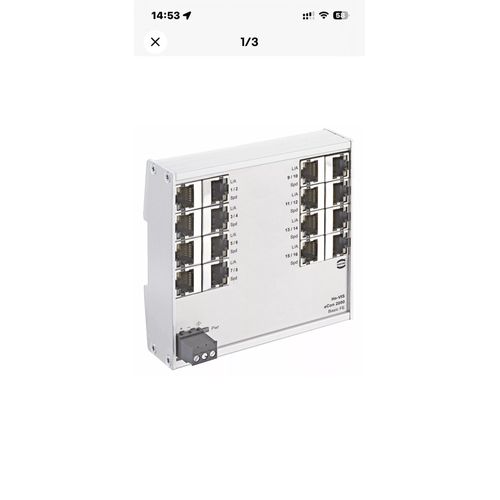Switch Ethernet HARTING, 16 ports