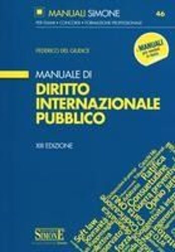 Manuale Di Diritto Internazionale Pubblico