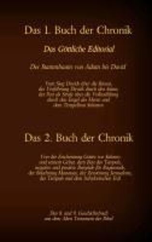 Das 8. Und 9. Geschichtsbuch Aus Dem Alten Testament Der Bibel