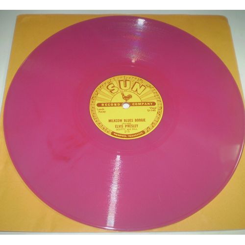 Elvis Presley Milkcow Blues Boogie 78 Tours Sun 215 Pink Vinyl Rose !!