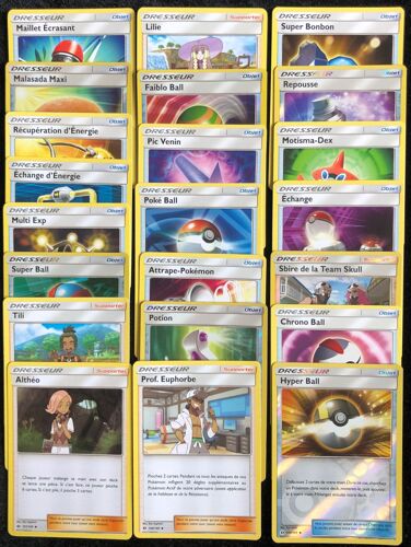 Lot De 22 Dresseurs Soleil Et Lune 1