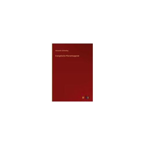 Evangelische Pfarramtsagende