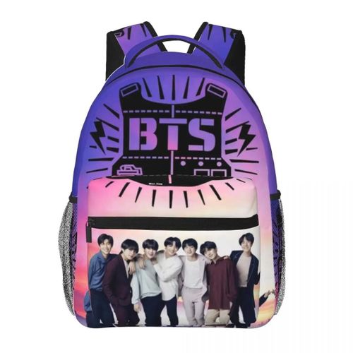 Sac à dos BTS étanche haute capacité pour ordinateur portable 17 pouces