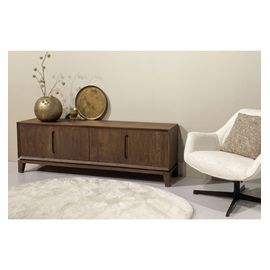 Meuble Tv 4 Portes170 Cm En Bois Massif