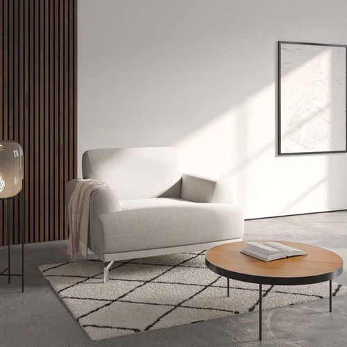 Fauteuil En Polyester Beige