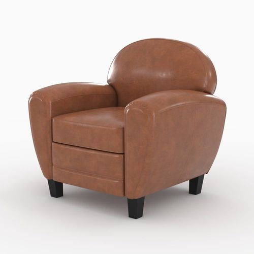 Ensemble Canapé Et Fauteuil Camel 3 Places - Club