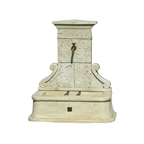 Fontaine Jardin Pierre Reconstituée 100 X 53 X 114 Cm