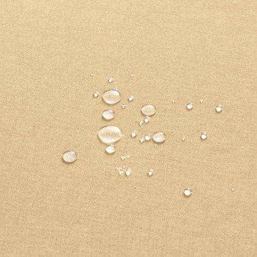 Nappe Uni Anti-Taches En Coton Doux Pierre 140x200 Cm