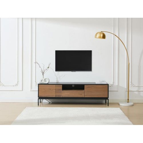 Meuble Tv Effet Bois Noir