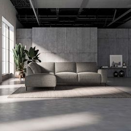 Canapé D'angle Gauche Gris