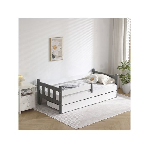 Lit Enfant Bois Blanc 195 X 96 X 65 Cm