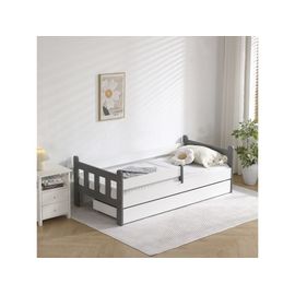 Lit Enfant Bois Blanc 195 X 96 X 65 Cm