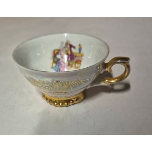 Tasse Vintage En Porcelaine Allemande Gkc Bavaria