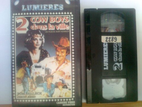 Cassette Vidéo Vhs - 2 Cow Boys Dans La Ville - Tom Selleck