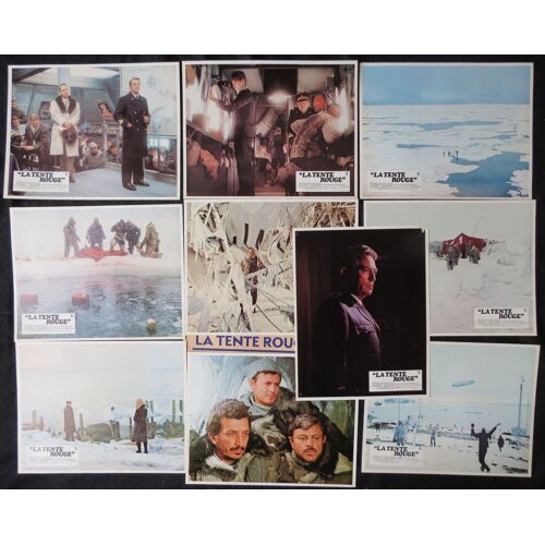 La Tente Rouge (Krasnaya Palatka) - Jeu De 10 Photos D'exploitation De Cin?Ma - Format 22,5x29 Cm - De Mikheil Kalatozishvili Avec Sean Connery, Claudia Cardinale, Hardy Kr?Ger- Film 1971