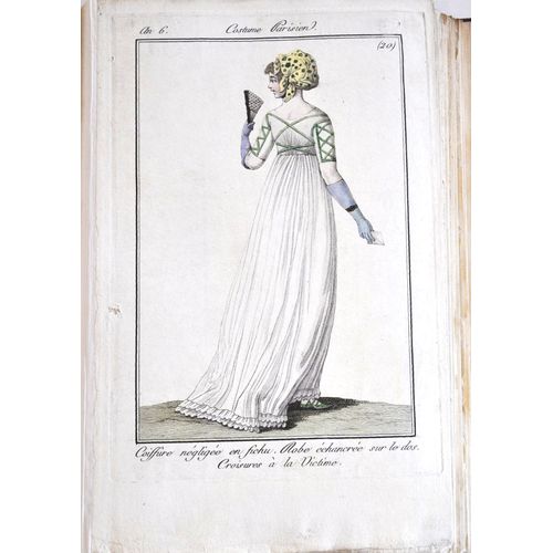 Gravure "Costume Parisien" An 6 - Planche N° 20 : Coiffure Négligée En Fichu (...)
