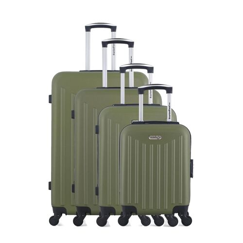 AMERICAN TRAVEL - Set de 4 Valises BROOKLYN-M 75 cm 4 Roues