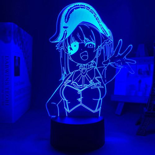 Lampe De Dessin Animé Hololive Houshou Sailor, Lampe De Chevet, Veilleuse Af11147