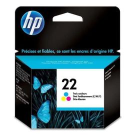 HP 22 - Couleur (cyan, magenta, jaune) - original - cartouche d'encre - pour Deskjet F2185, F2187, F2210, F2235, F2240, F2275, F2280, F2290, F375, F4175, F4190, F4194