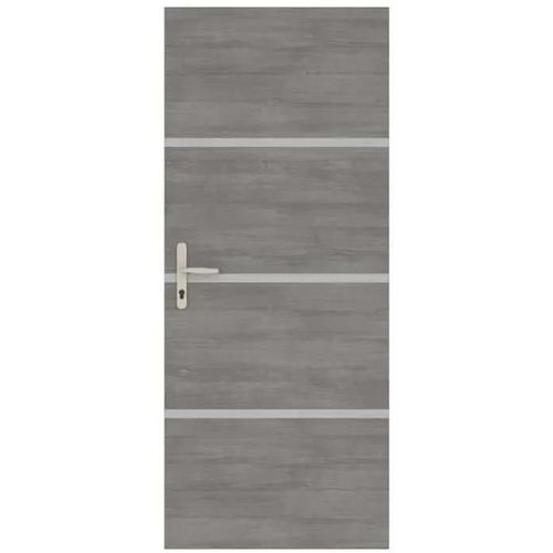NORDLINGER PRO Kit de rénovation pour porte intérieure gris agate 890512 4 feuilles de placage 85 x 50 cm & 3 profils 85 x 2 cm