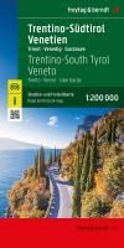 Freytag & Berndt Straßenkarte Trentino-Südtirol - Venetien 1:200.000