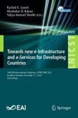 Towards New E-Infrastructure And E-Services For Developing Countries