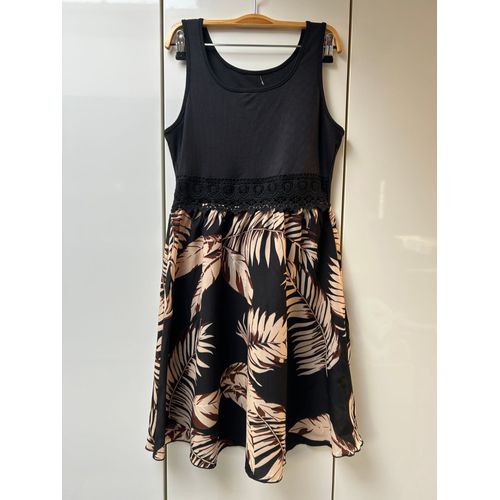 Robe Noire Et Brune Shein - Taille 38