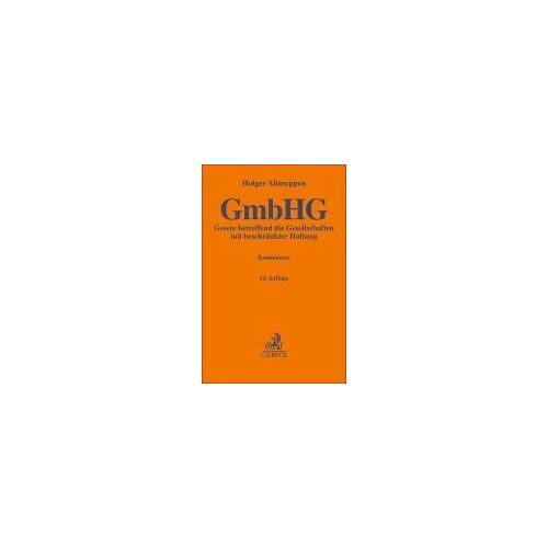 Gesetz Betreffend Die Gesellschaften Mit Beschränkter Haftung. Gmbhg