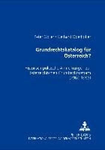 Grundrechtskatalog Für Österreich?