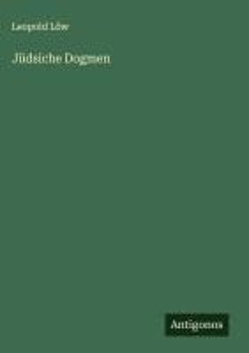 Jüdsiche Dogmen