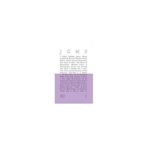 Journal Of Cinema And Media Studies, Vol. 60, No. 1