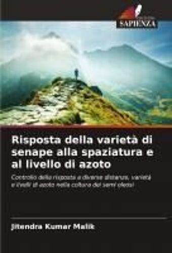 Risposta Della Varietà Di Senape Alla Spaziatura E Al Livello Di Azoto