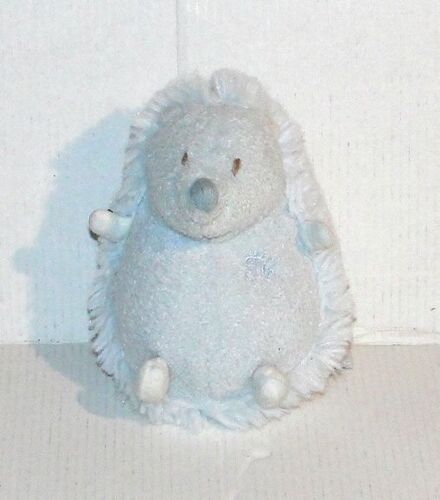 doudou herisson bleu tartine et chocolat 11 cm