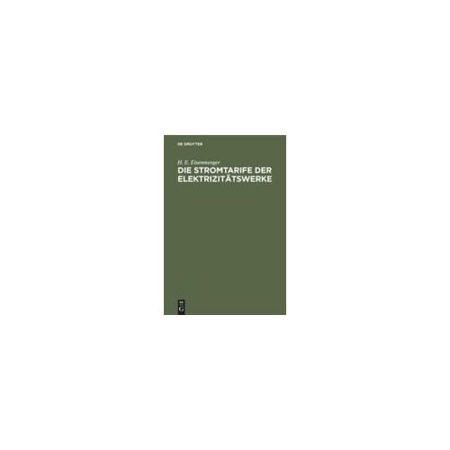 Die Stromtarife Der Elektrizitätswerke