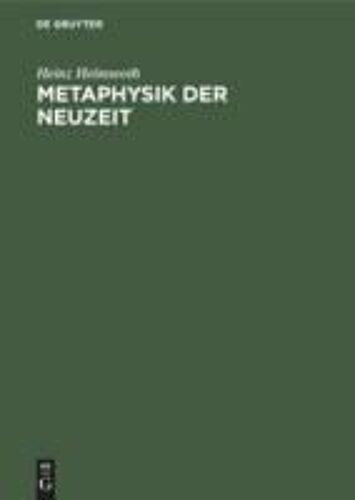 Metaphysik Der Neuzeit