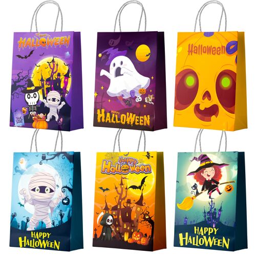Sac cadeau de Halloween, sac cadeau de Halloween, adapté à la décoration cadeau de Halloween, cadeau de fête à thème de Halloween