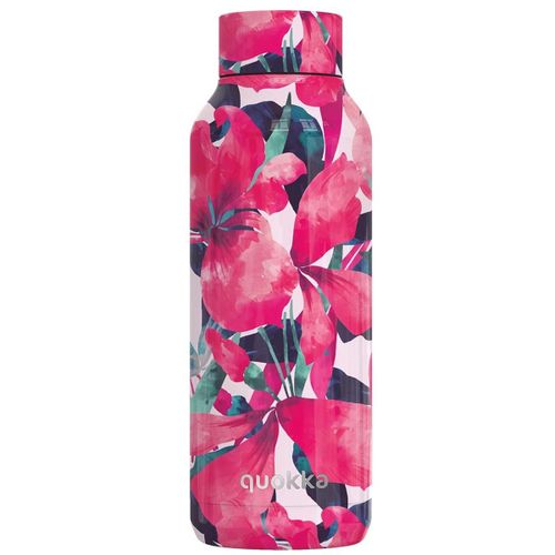 Bouteille Isotherme 510 Ml À Double Paroi Au Décor Floral Pink Bloom Quokka Multicolore